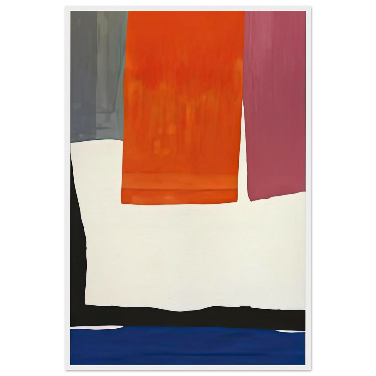 The Human Edge, 1967- Framed Poster | Helen Frankenthaler Framed Prints Wall Art | Frankenthaler Helen