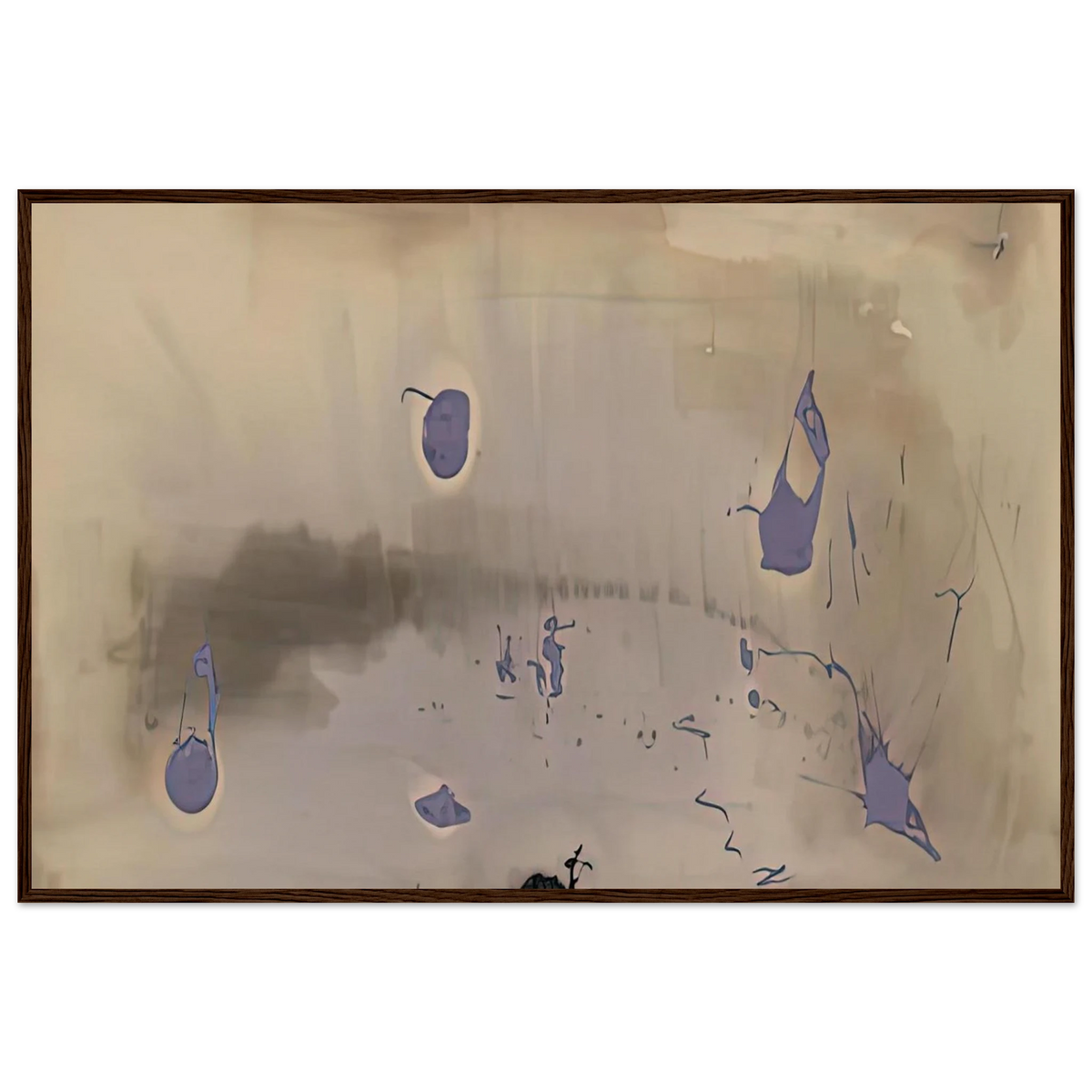 Sacrifice Decision, 1981- Framed Poster | Helen Frankenthaler Framed Prints Wall Art | Frankenthaler Helen