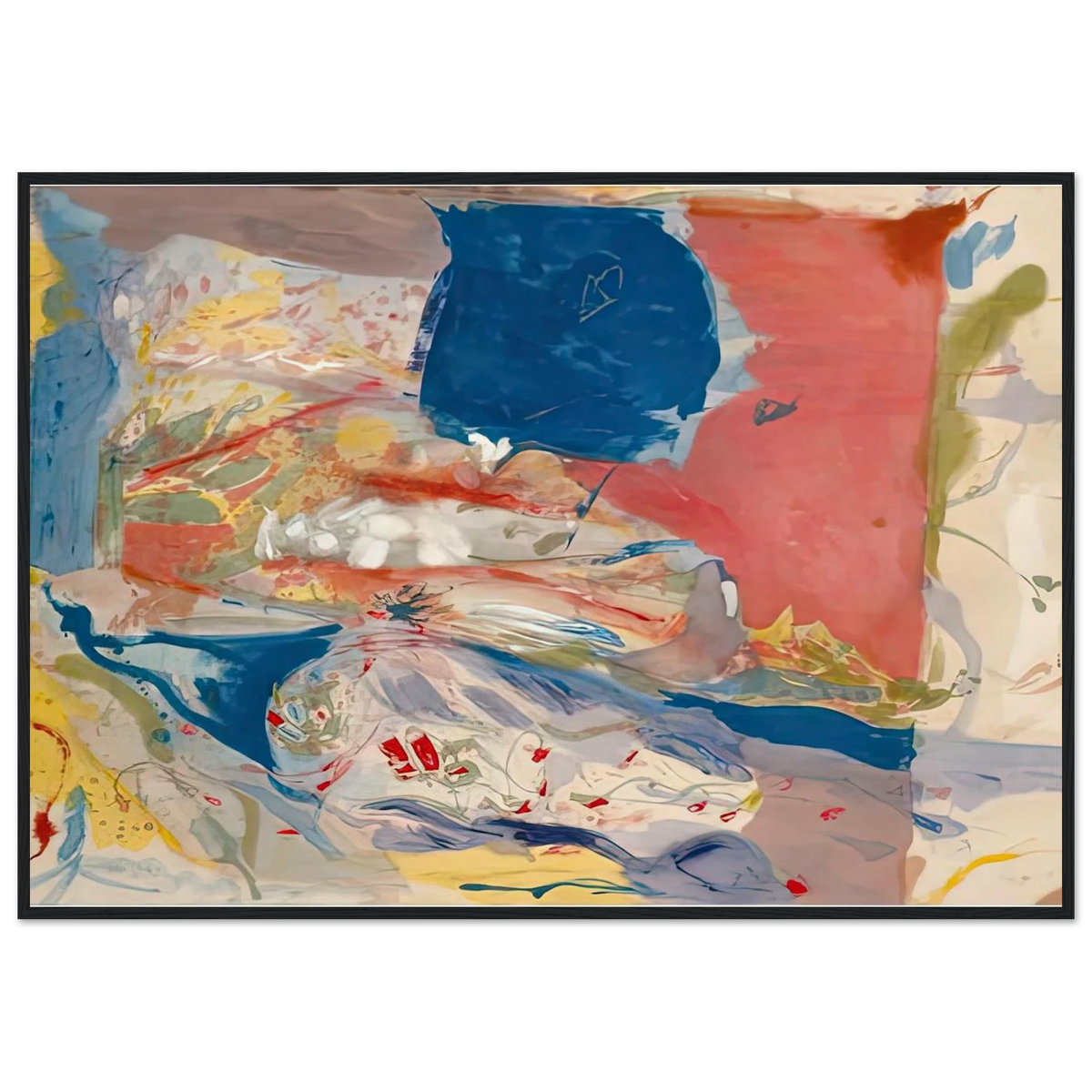 Lorelei, 1957- Framed Poster | Helen Frankenthaler Framed Prints Wall Art | Frankenthaler Helen