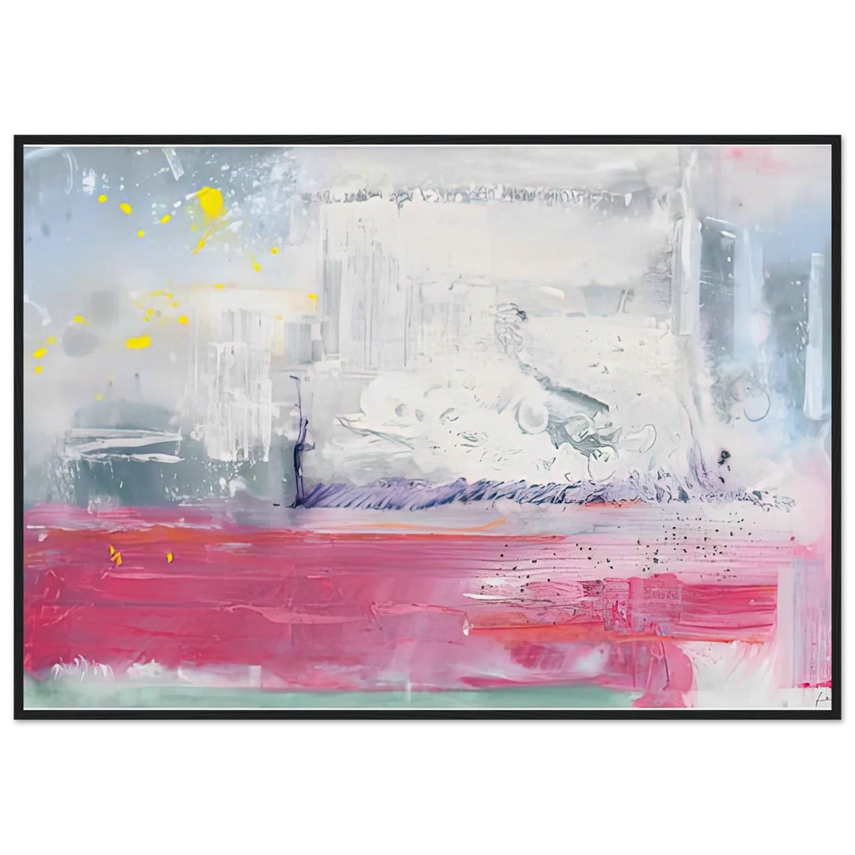 Hot Ice, 1990- Framed Poster | Helen Frankenthaler Framed Prints Wall Art | Frankenthaler Helen