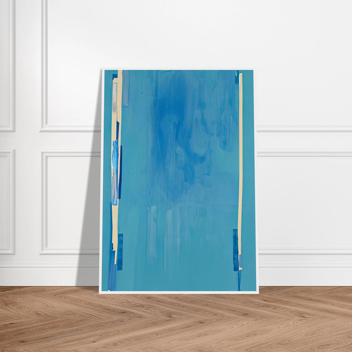 Blue Bellows, 1976- Framed Poster | Helen Frankenthaler Framed Prints Wall Art | Frankenthaler Helen