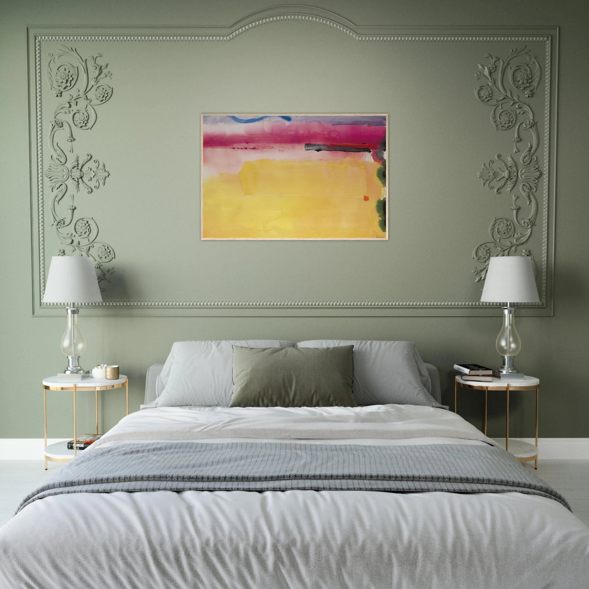 Black-Eyed Susan - 1988 Framed Poster | Helen Frankenthaler Framed Prints Wall Art | Frankenthaler Helen