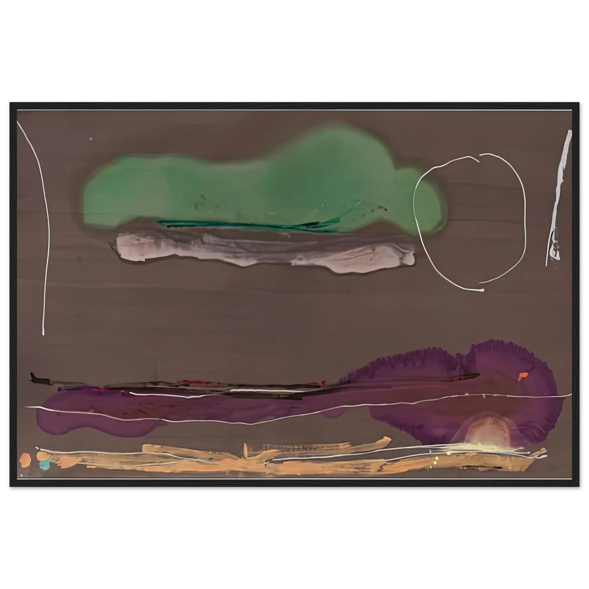 Madrid, 1984- Framed Poster | Helen Frankenthaler Framed Prints Wall Art | Frankenthaler Helen