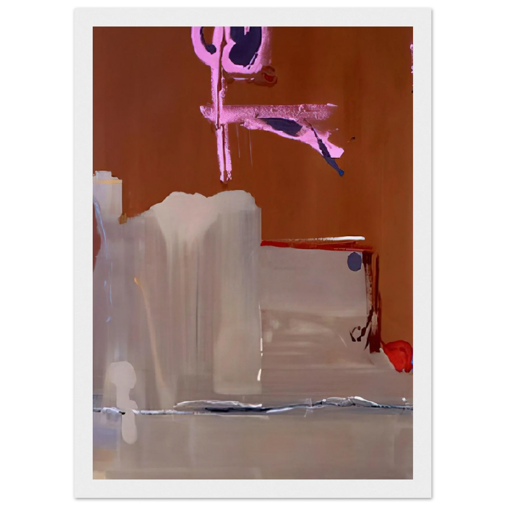 Captain s Watch - 1986 Framed Poster | Helen Frankenthaler Framed Prints Wall Art | Frankenthaler Helen