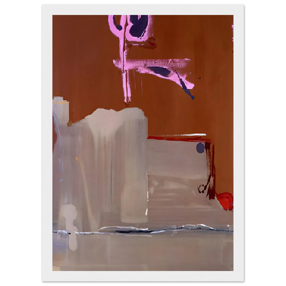 Captain s Watch - 1986 Framed Poster | Helen Frankenthaler Framed Prints Wall Art | Frankenthaler Helen
