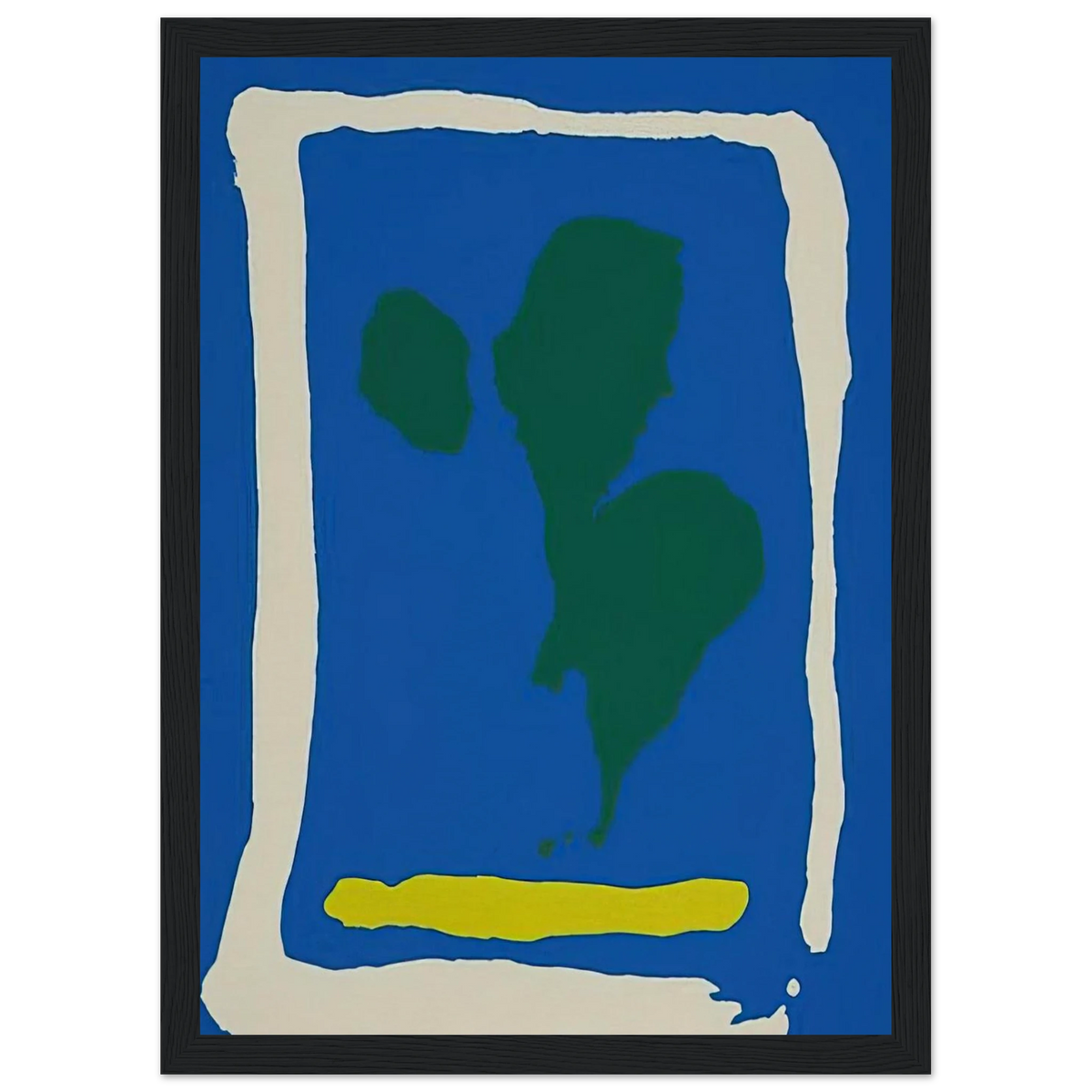 Air Frame - 1965 Framed Poster | Helen Frankenthaler Framed Prints Wall Art | Frankenthaler Helen