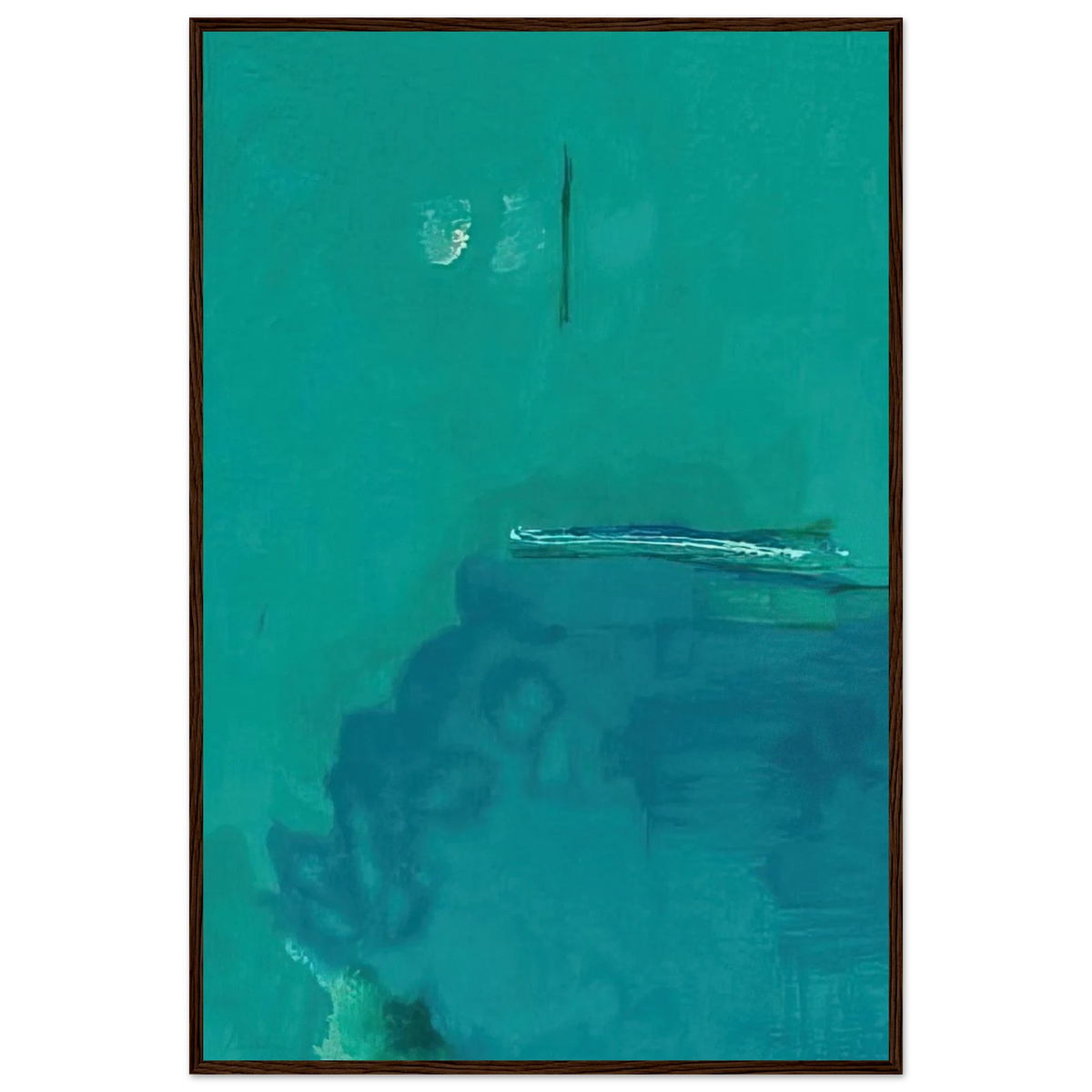 Contentment Island - 2004 Framed Poster | Helen Frankenthaler Framed Prints Wall Art | Frankenthaler Helen