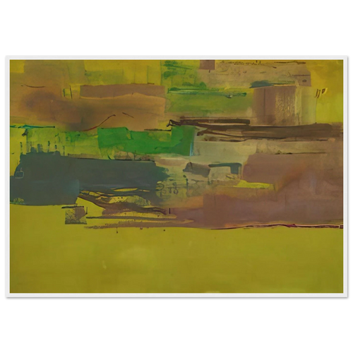 August Deep - 1978 Framed Poster | Helen Frankenthaler Framed Prints Wall Art | Frankenthaler Helen