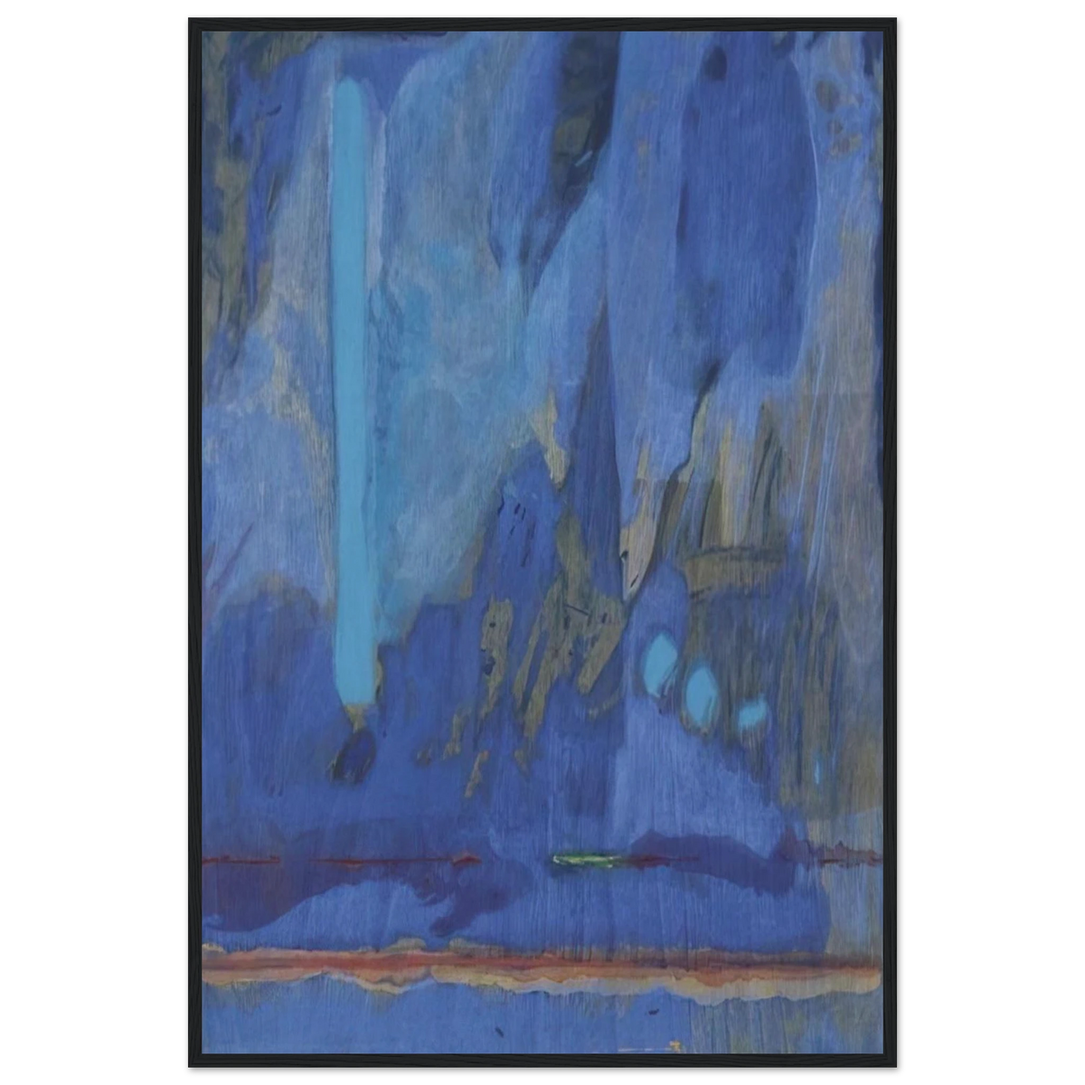 Tales of Genji III - 1998 Framed Poster | Helen Frankenthaler Framed Prints Wall Art | Frankenthaler Helen