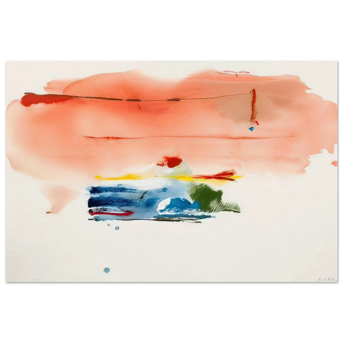 Santa Fe II - 1986 Poster | Helen Frankenthaler Poster | Frankenthaler Helen