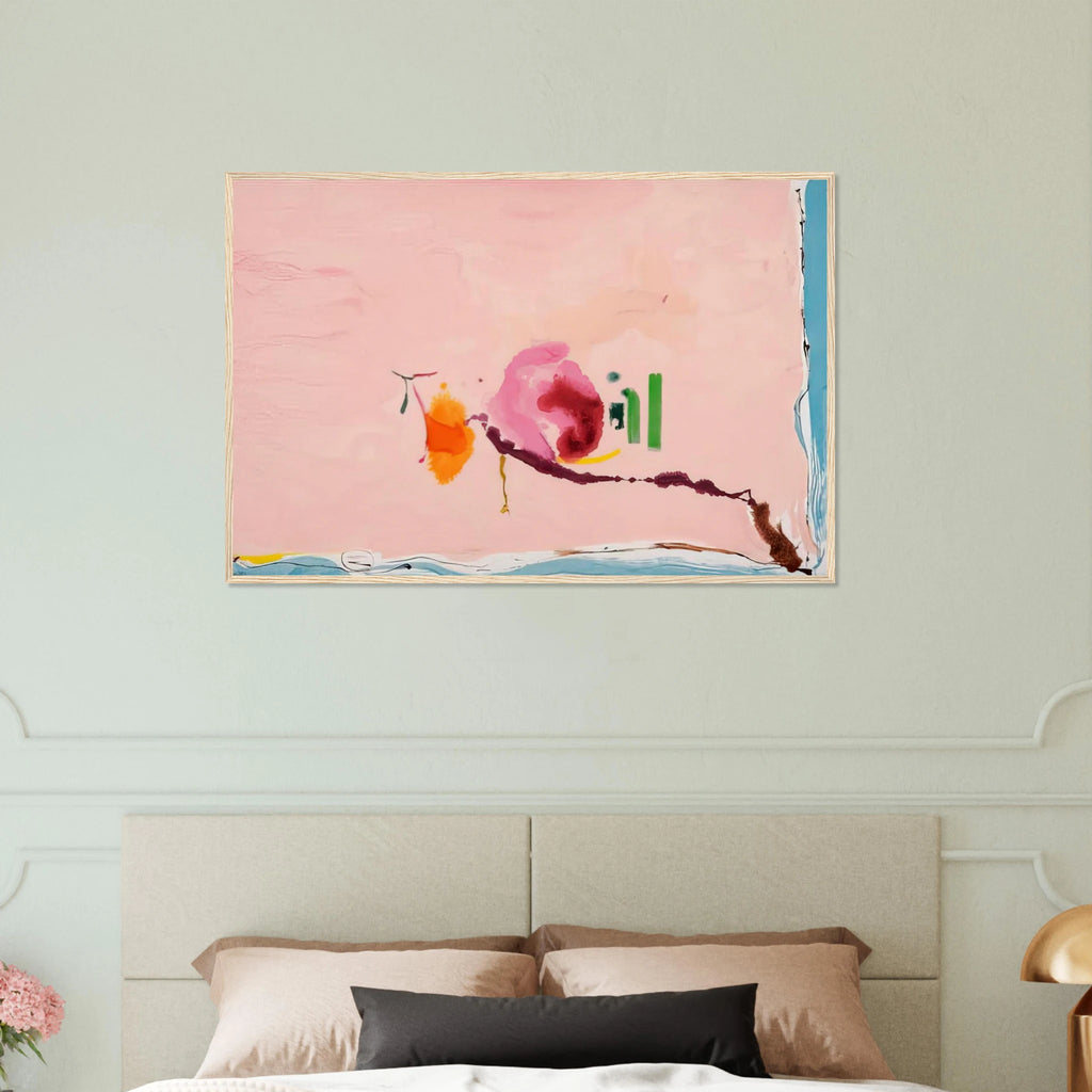 Flirt - 1995 Framed Poster | Helen Frankenthaler Framed Prints Wall Art | Frankenthaler Helen
