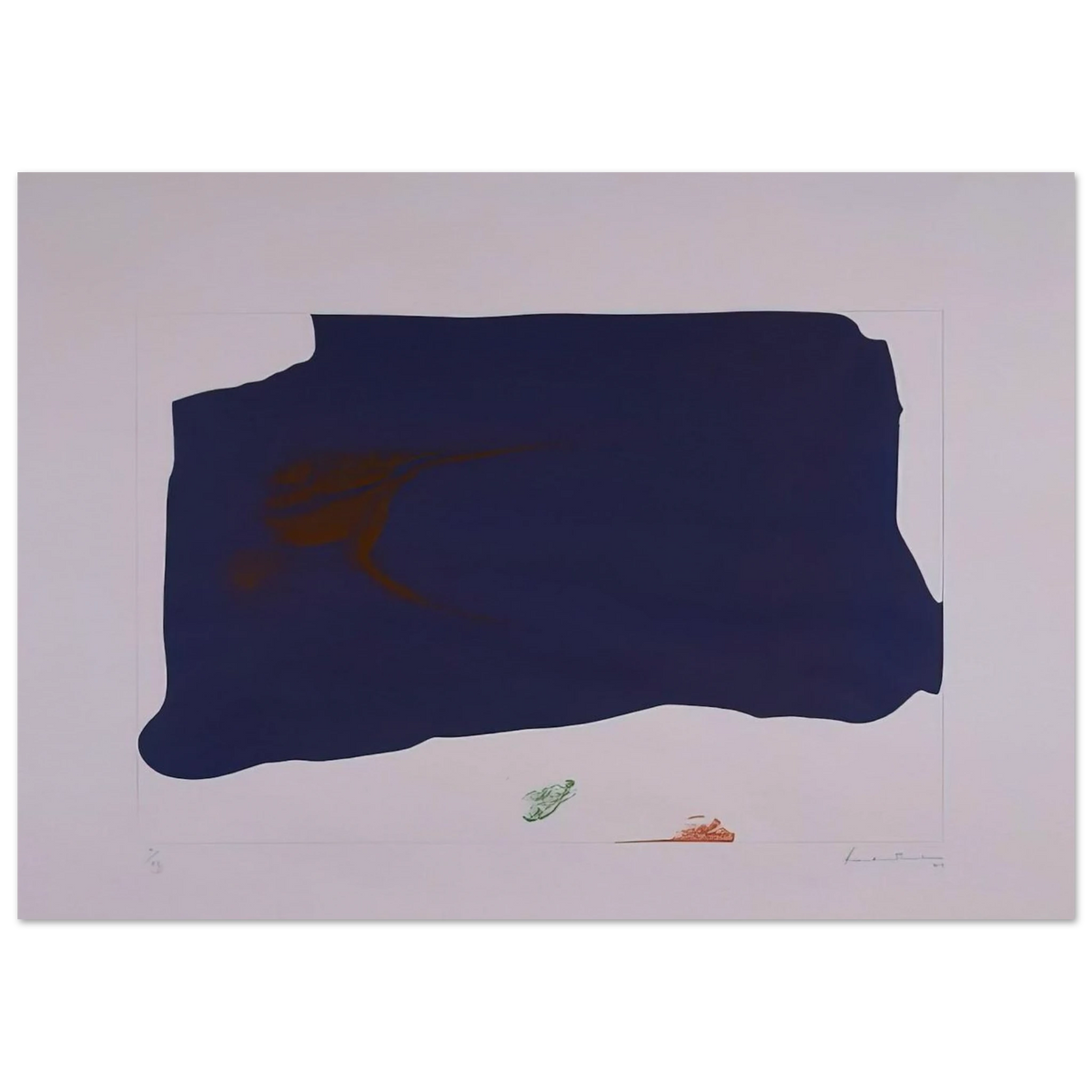 Variation II on Mauve Corner - 1969 Poster | Helen Frankenthaler Poster | Frankenthaler Helen