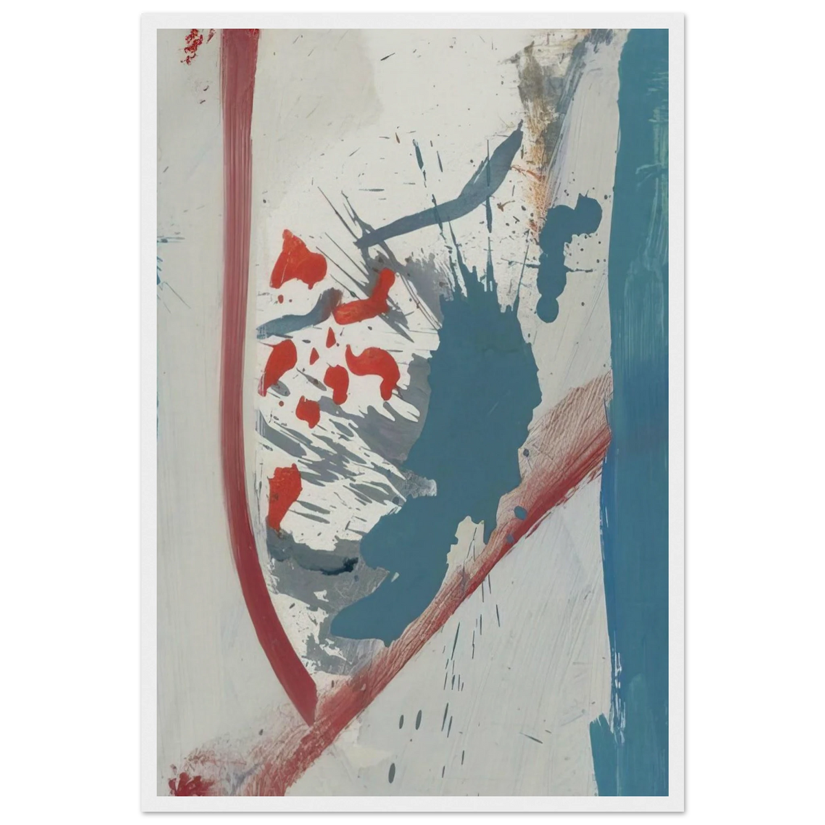 Untitled - 1960 Framed Poster | Helen Frankenthaler Framed Prints Wall Art | Frankenthaler Helen