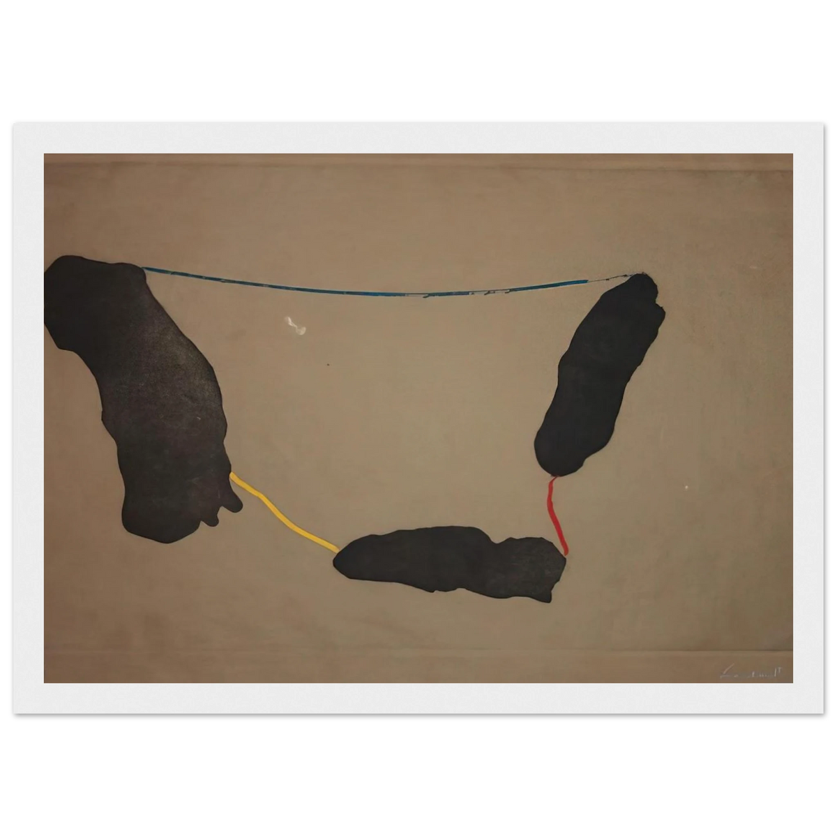 Connected By Joy - 1973 Framed Poster | Helen Frankenthaler Framed Prints Wall Art | Frankenthaler Helen