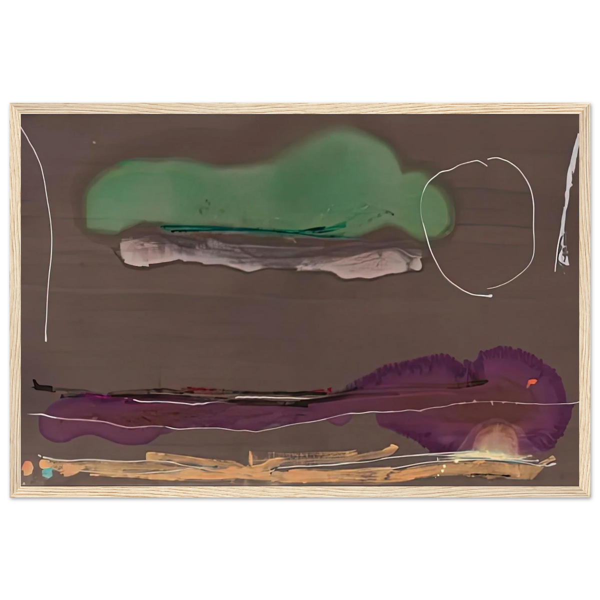 Madrid, 1984- Framed Poster | Helen Frankenthaler Framed Prints Wall Art | Frankenthaler Helen