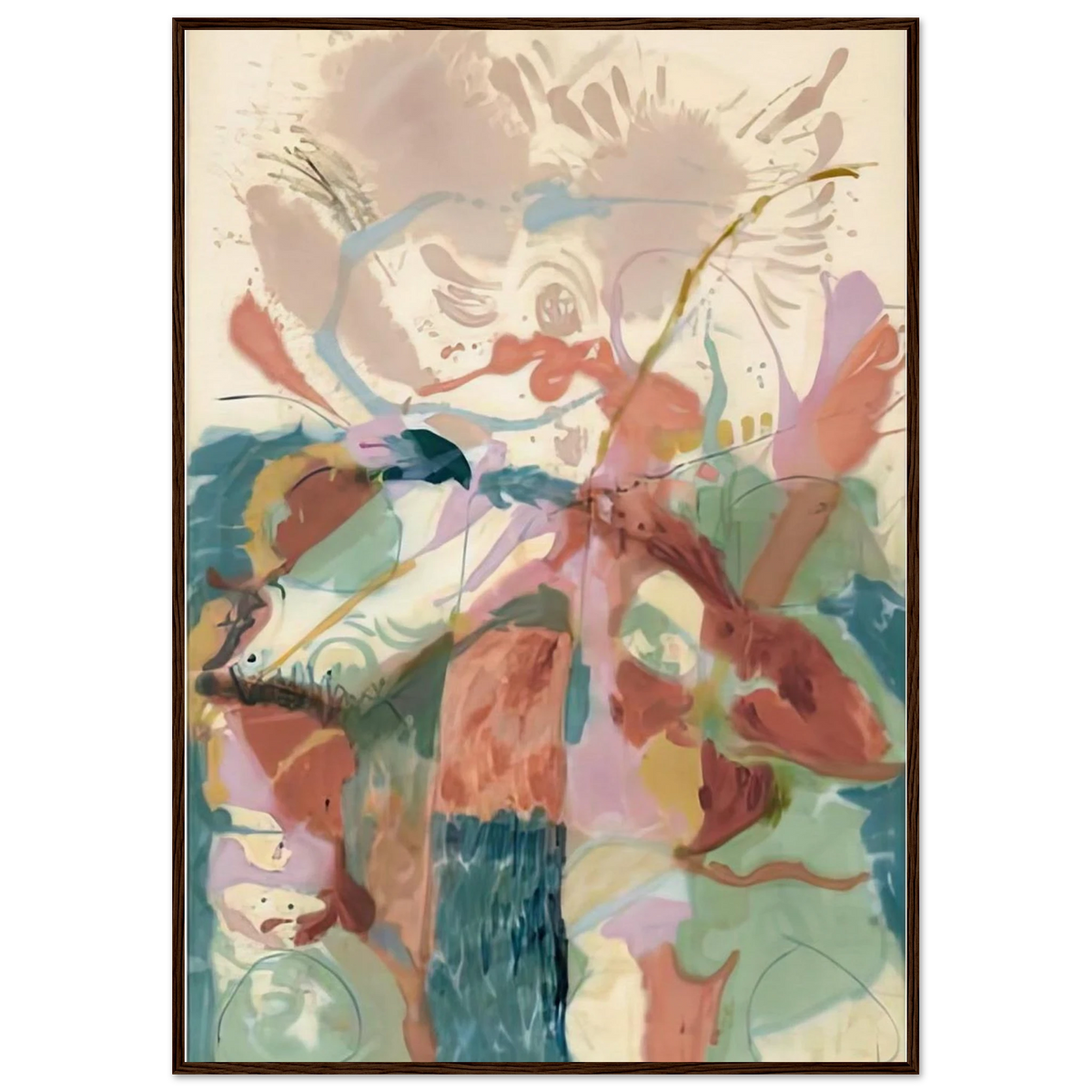 Jacob's Ladder, 1957- Framed Poster | Helen Frankenthaler Framed Prints Wall Art | Frankenthaler Helen