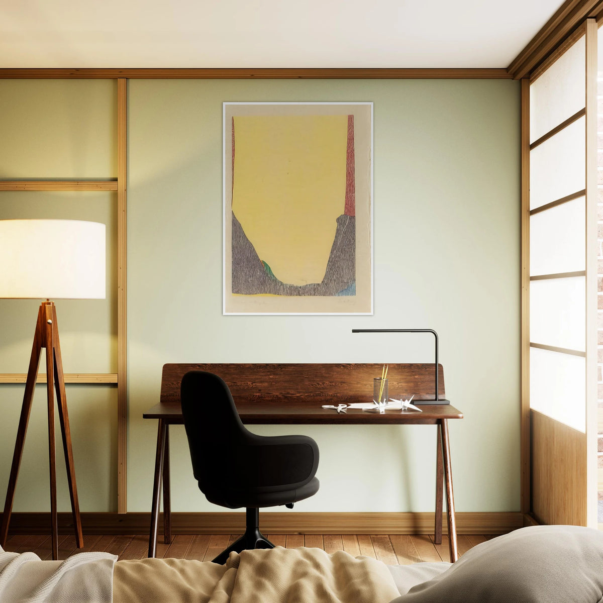 East and Beyond - 1973 Framed Poster | Helen Frankenthaler Framed Prints Wall Art | Frankenthaler Helen