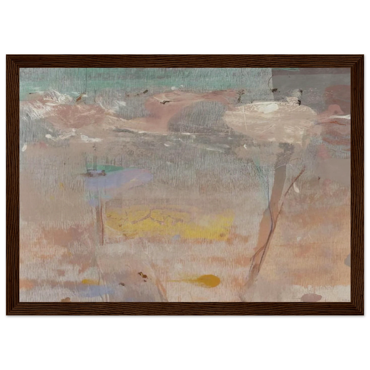 Monotype I - 1981 Framed Poster | Helen Frankenthaler Framed Prints Wall Art | Frankenthaler Helen