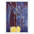 All About Blue - 1994 Framed Poster | Helen Frankenthaler Framed Prints Wall Art | Frankenthaler Helen