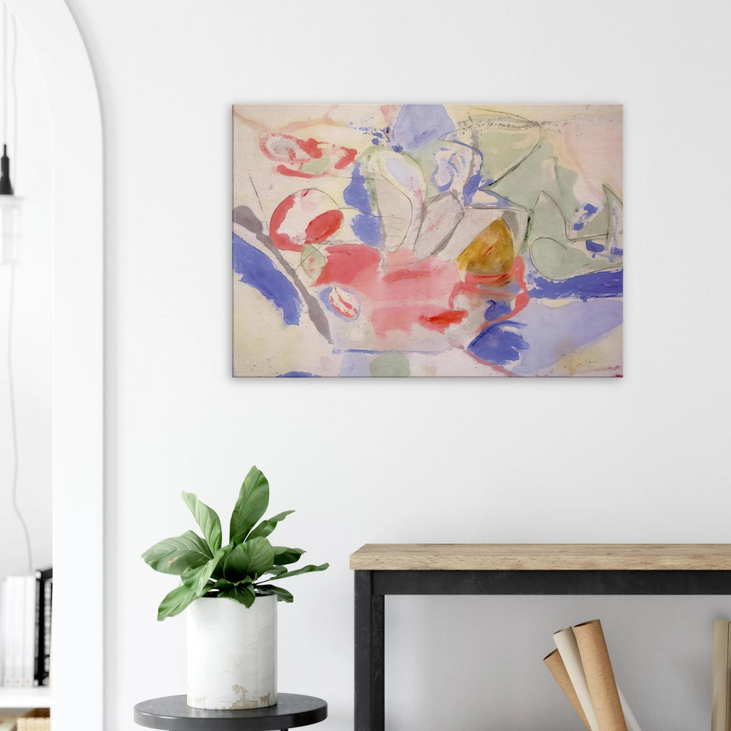 Mountains and Sea - 1952 Canvas | Helen Frankenthaler Canvas | Frankenthaler Helen