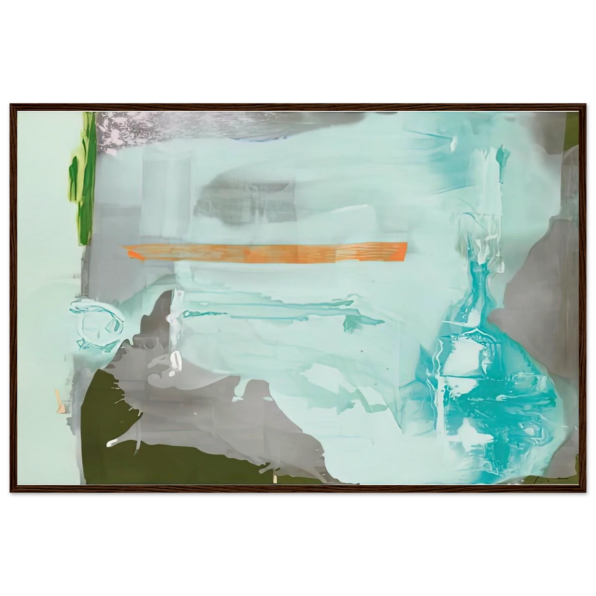 Poseidon, 1990- Framed Poster | Helen Frankenthaler Framed Prints Wall Art | Frankenthaler Helen