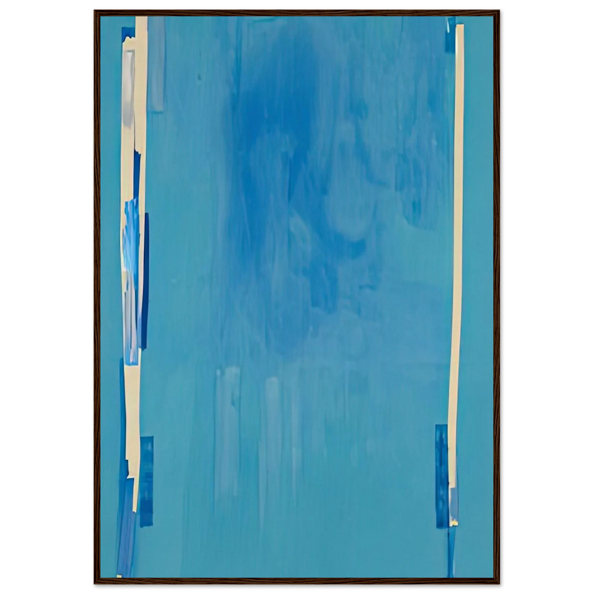 Blue Bellows, 1976- Framed Poster | Helen Frankenthaler Framed Prints Wall Art | Frankenthaler Helen