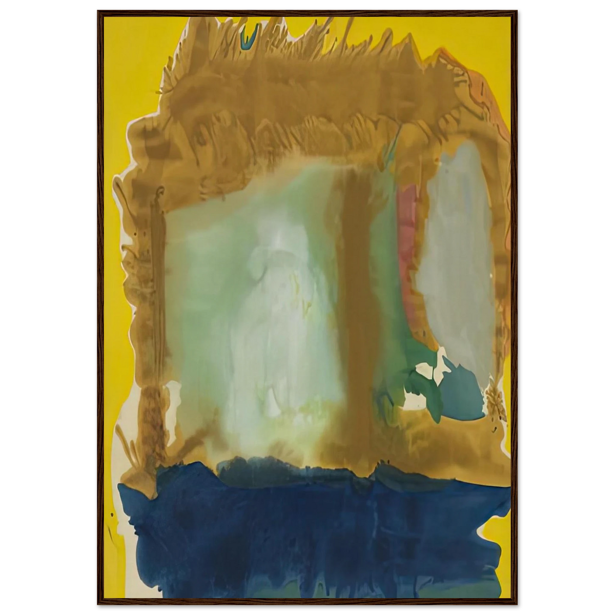 Milkwood Arcade, 1963- Framed Poster | Helen Frankenthaler Framed Prints Wall Art | Frankenthaler Helen