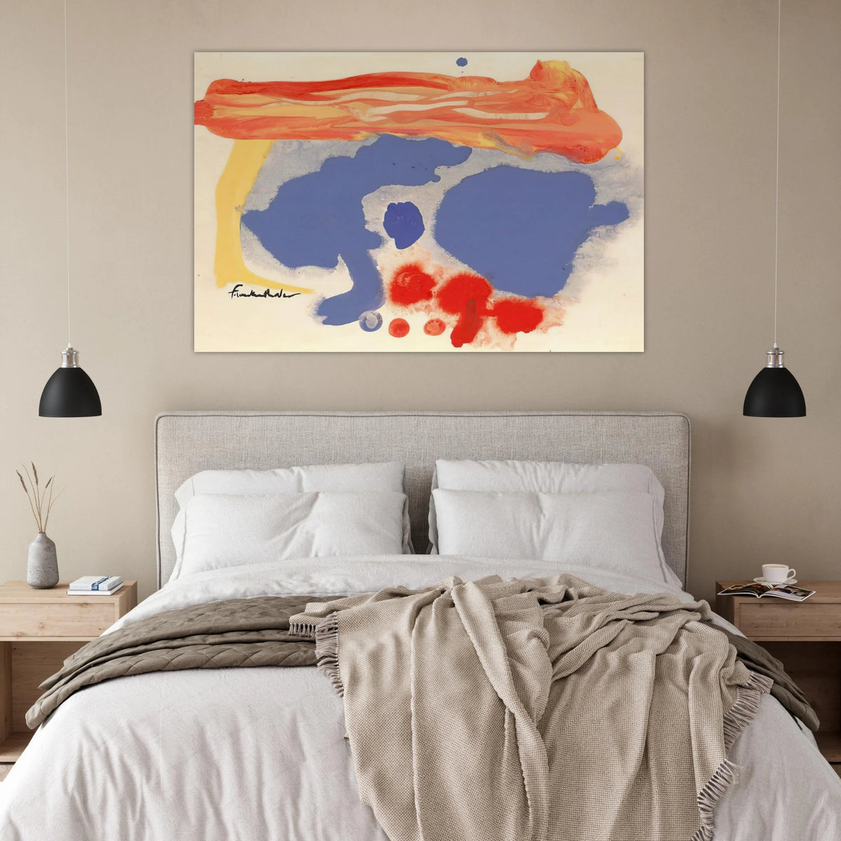 Summerscene, Provincetown - 1961 Poster | Helen Frankenthaler Poster | Frankenthaler Helen