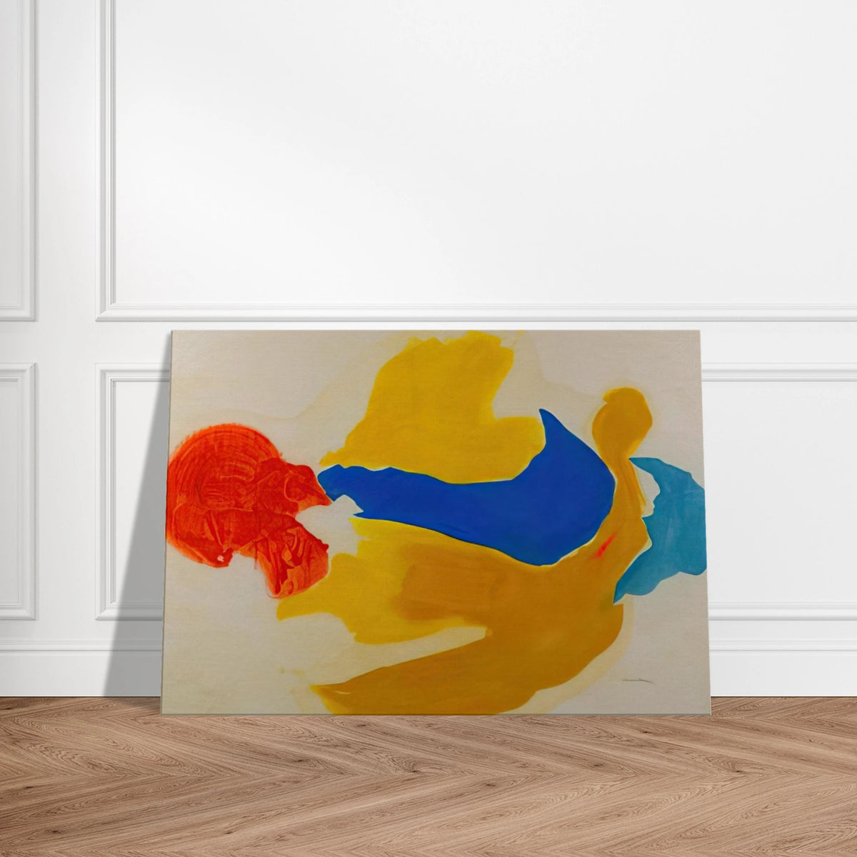 Blue Jay - 1963  United States Canvas | Helen Frankenthaler Canvas | Frankenthaler Helen
