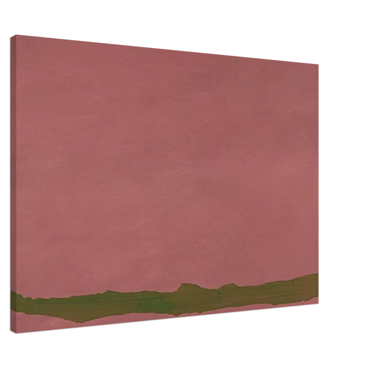 Green Likes Mauve - 1970 Canvas | Helen Frankenthaler Canvas | Frankenthaler Helen