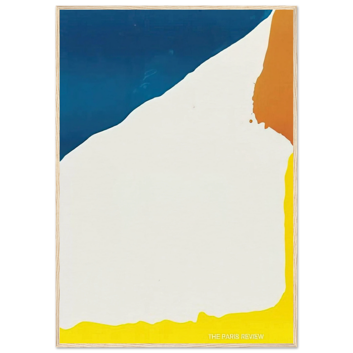 Paris Review - 1966 Framed Poster | Helen Frankenthaler Framed Prints Wall Art | Frankenthaler Helen