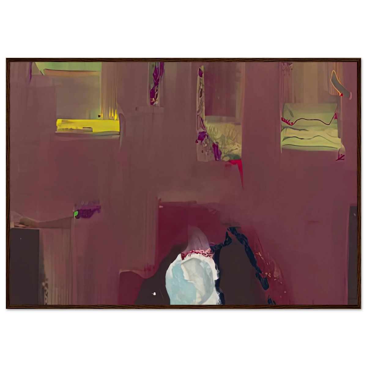 Yin Yang, 1990- Framed Poster | Helen Frankenthaler Framed Prints Wall Art | Frankenthaler Helen