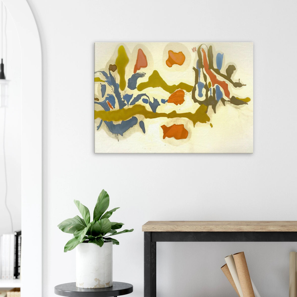Seascape with Dunes - 1962 Canvas | Helen Frankenthaler Canvas | Frankenthaler Helen
