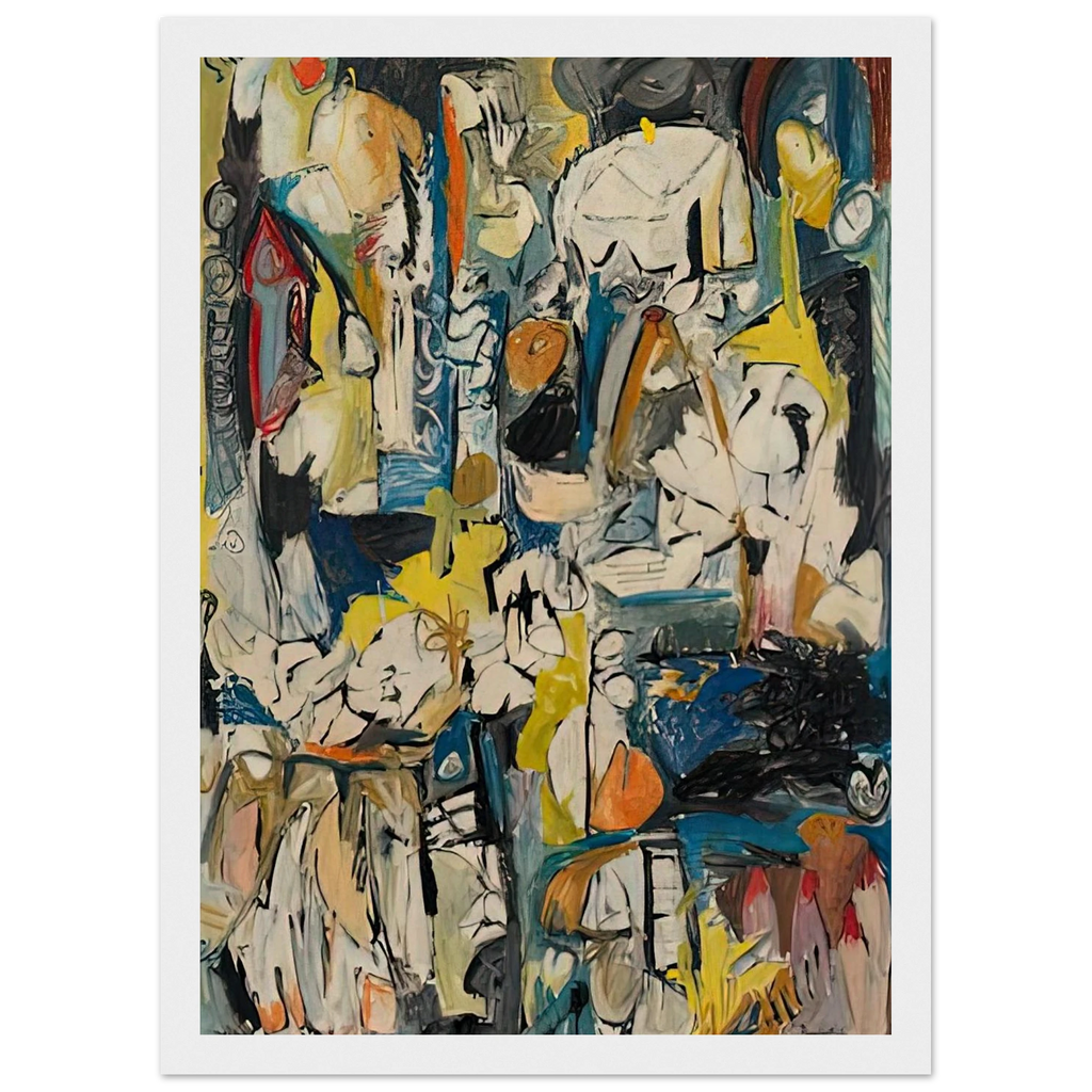Village, 1951- Framed Poster | Helen Frankenthaler Framed Prints Wall Art | Frankenthaler Helen
