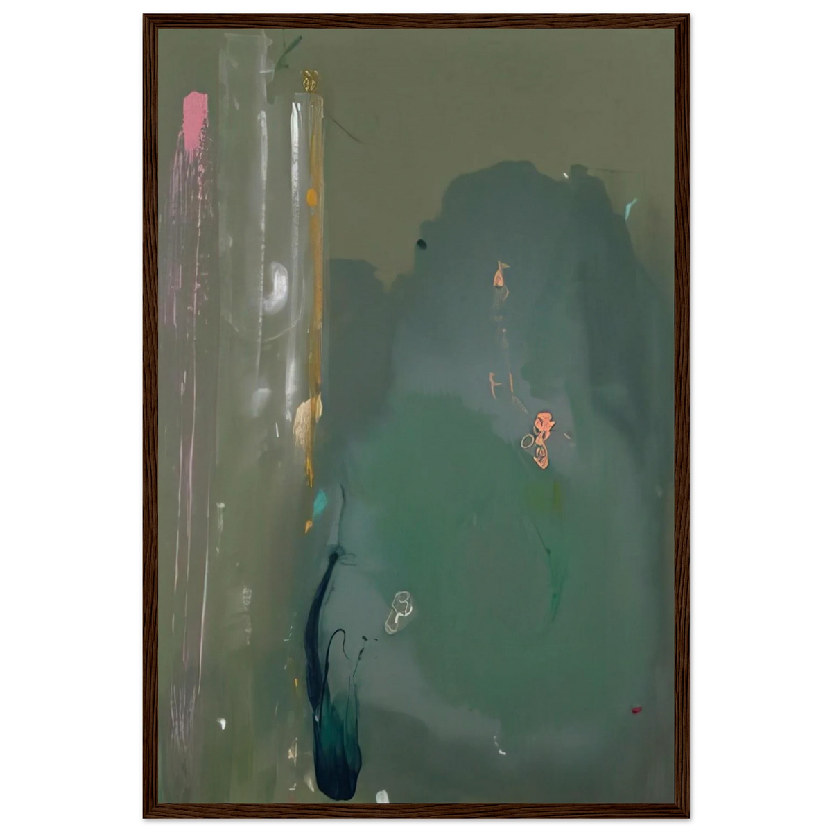Côte d Argent - 1980 Framed Poster | Helen Frankenthaler Framed Prints Wall Art | Frankenthaler Helen
