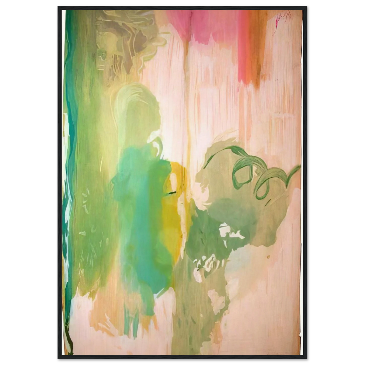 Snow Pines - 2004 Framed Poster | Helen Frankenthaler Framed Prints Wall Art | Frankenthaler Helen