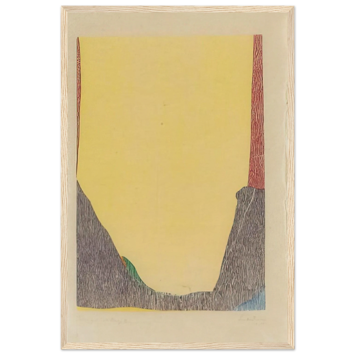 East and Beyond - 1973 Framed Poster | Helen Frankenthaler Framed Prints Wall Art | Frankenthaler Helen