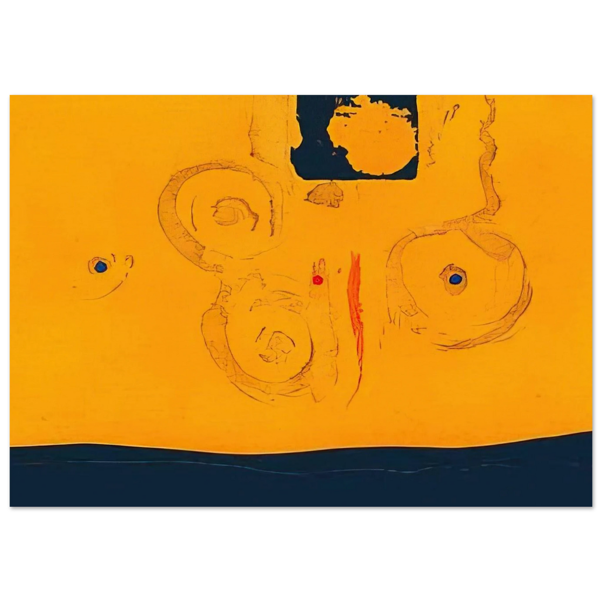 Plaza Real - 1988 Poster | Helen Frankenthaler Poster | Frankenthaler Helen