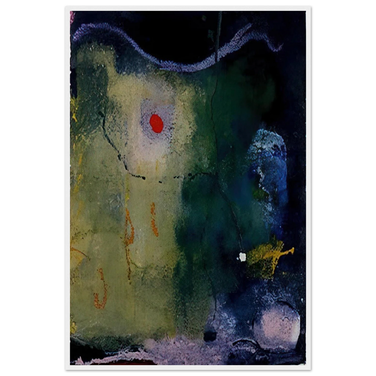 The Other Side of the Moon - 1995 Framed Poster | Helen Frankenthaler Framed Prints Wall Art | Frankenthaler Helen