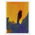 Glow II - 1968 Framed Poster | Helen Frankenthaler Framed Prints Wall Art | Frankenthaler Helen