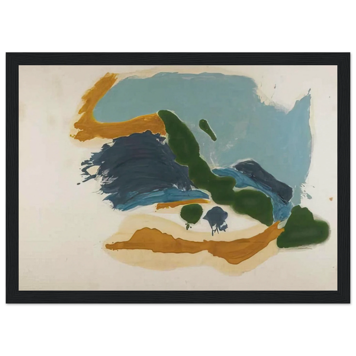 Tuscany - 1963 Framed Poster | Helen Frankenthaler Framed Prints Wall Art | Frankenthaler Helen