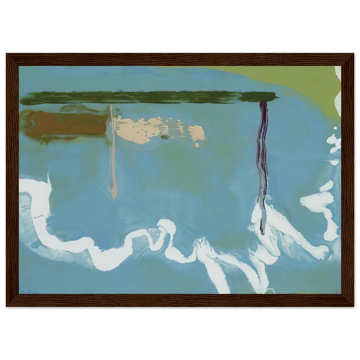 Skywriting - 1997 Framed Poster | Helen Frankenthaler Framed Prints Wall Art | Frankenthaler Helen