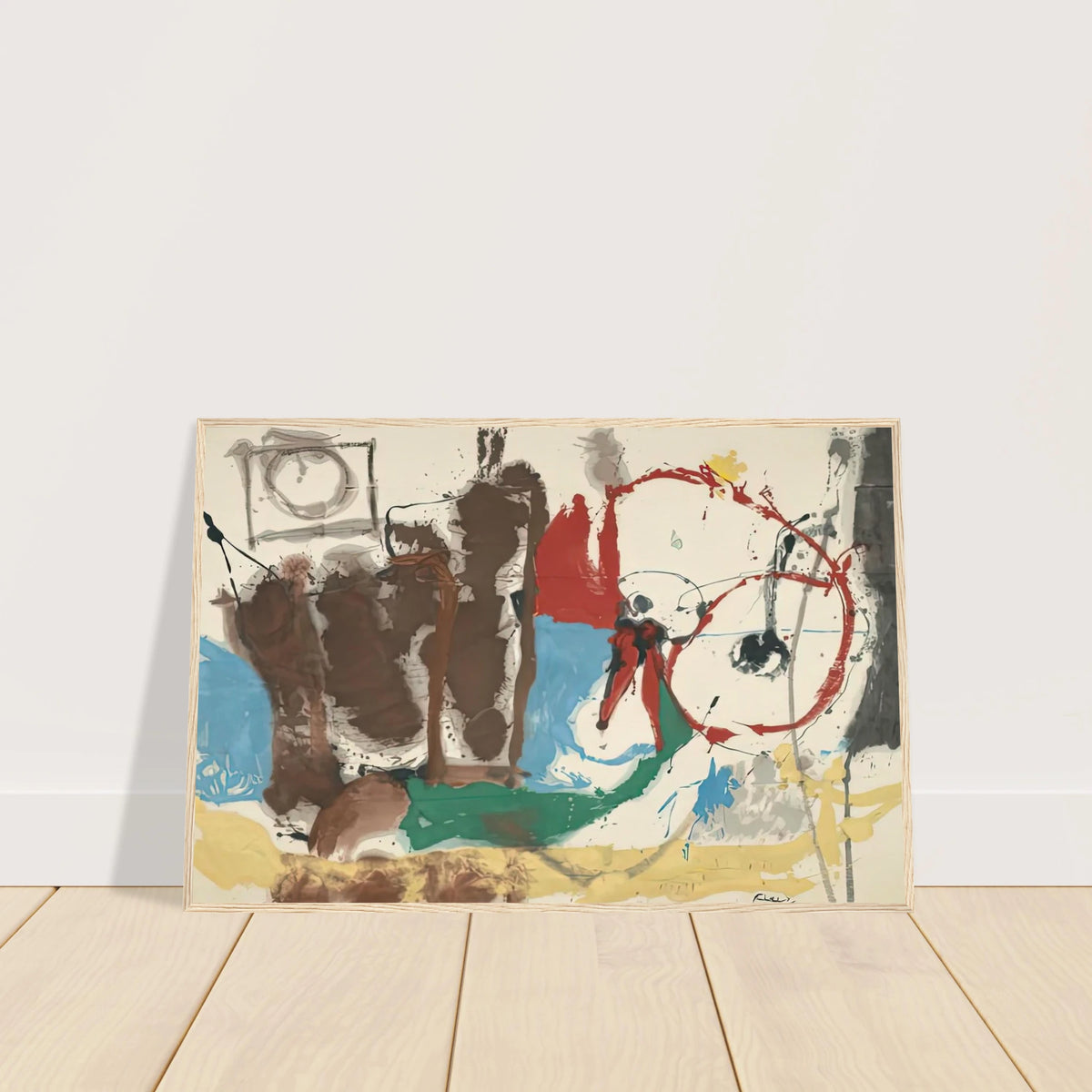 Mother Goose Melody, 1959- Framed Poster | Helen Frankenthaler Framed Prints Wall Art | Frankenthaler Helen