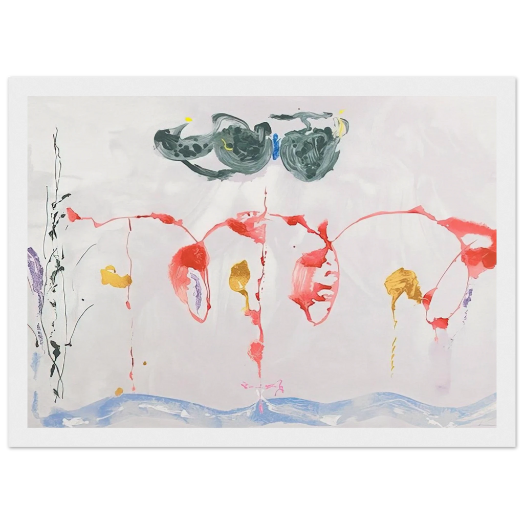 Aerie - 2009 Framed Poster | Helen Frankenthaler Framed Prints Wall Art | Frankenthaler Helen
