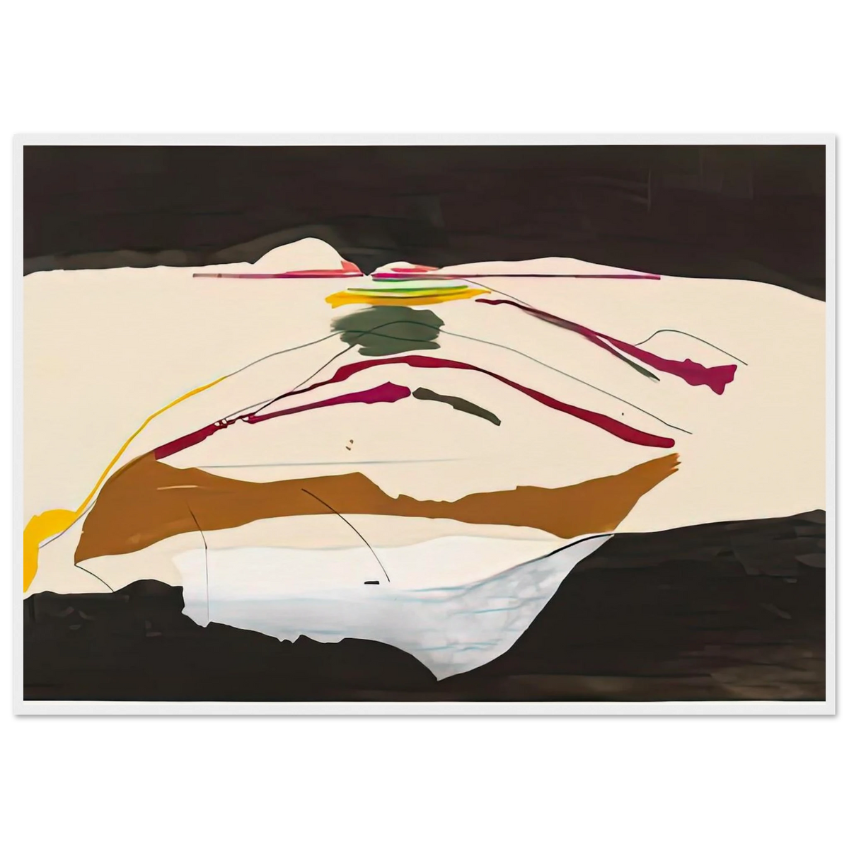 New Paths, 1973- Framed Poster | Helen Frankenthaler Framed Prints Wall Art | Frankenthaler Helen