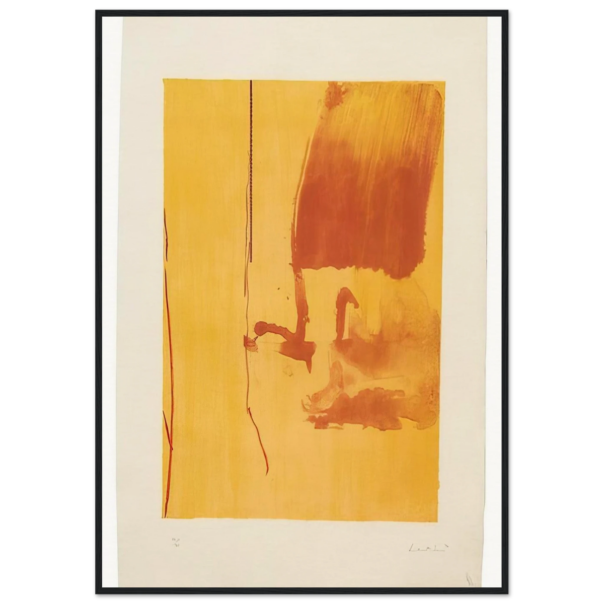 Harvest - 1976 Framed Poster | Helen Frankenthaler Framed Prints Wall Art | Frankenthaler Helen