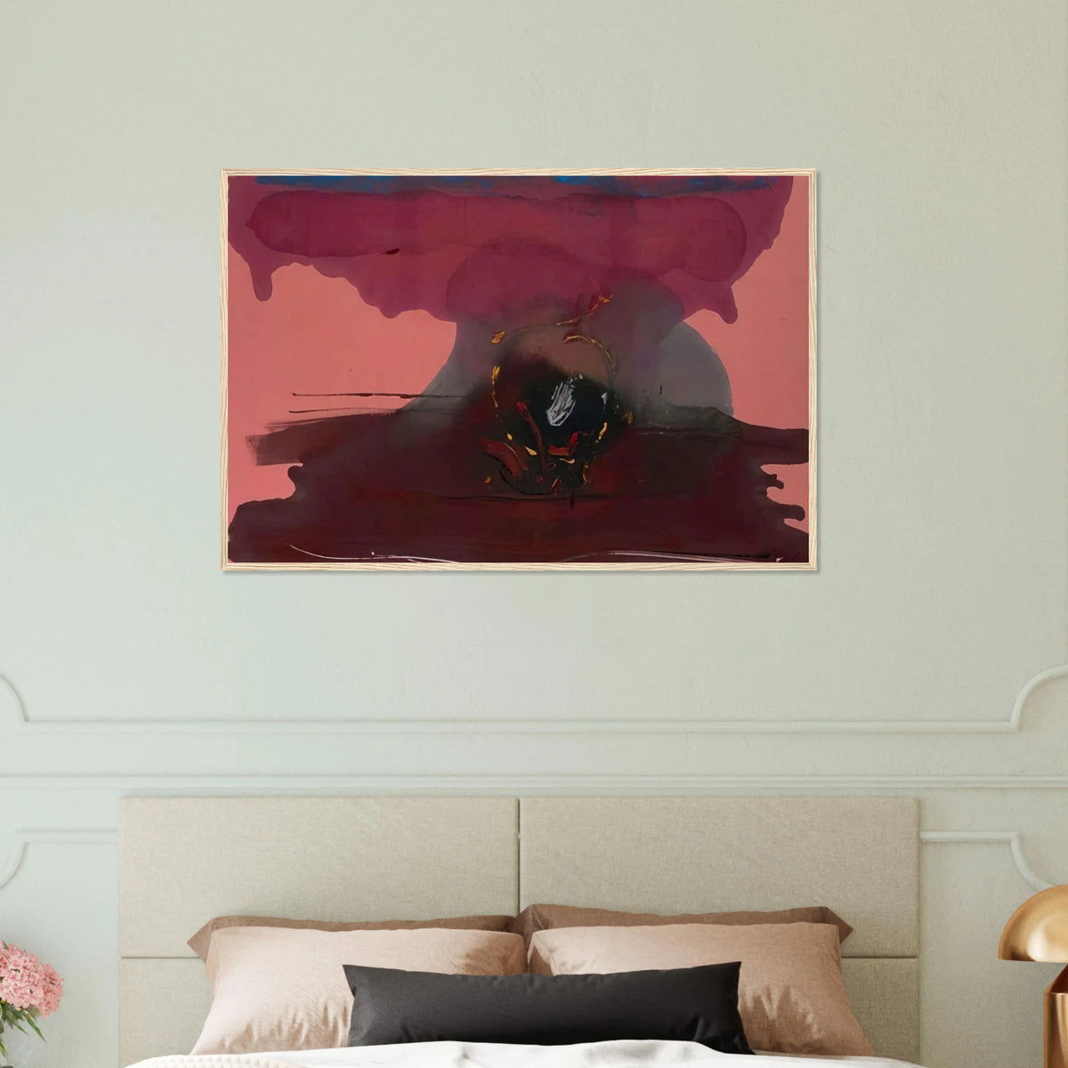 Harbinger - 1986 Framed Poster | Helen Frankenthaler Framed Prints Wall Art | Frankenthaler Helen