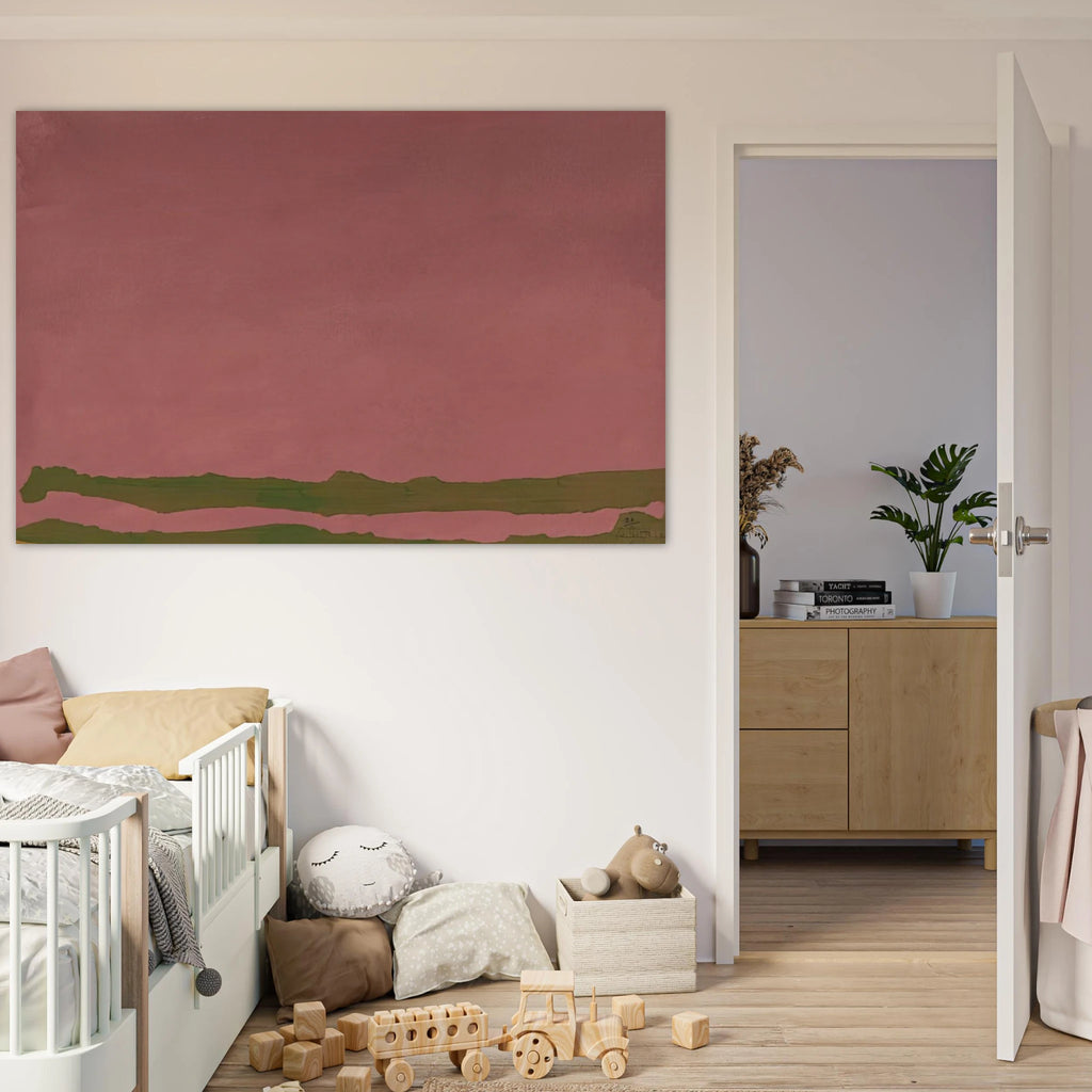 Green Likes Mauve - 1970 Poster | Helen Frankenthaler Poster | Frankenthaler Helen