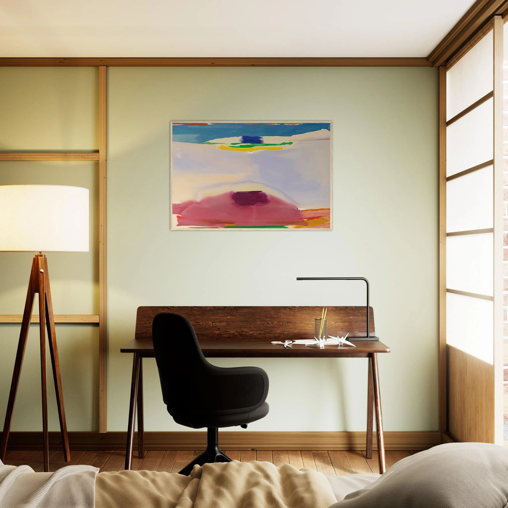 Leveling - 1973 Framed Poster | Helen Frankenthaler Framed Prints Wall Art | Frankenthaler Helen