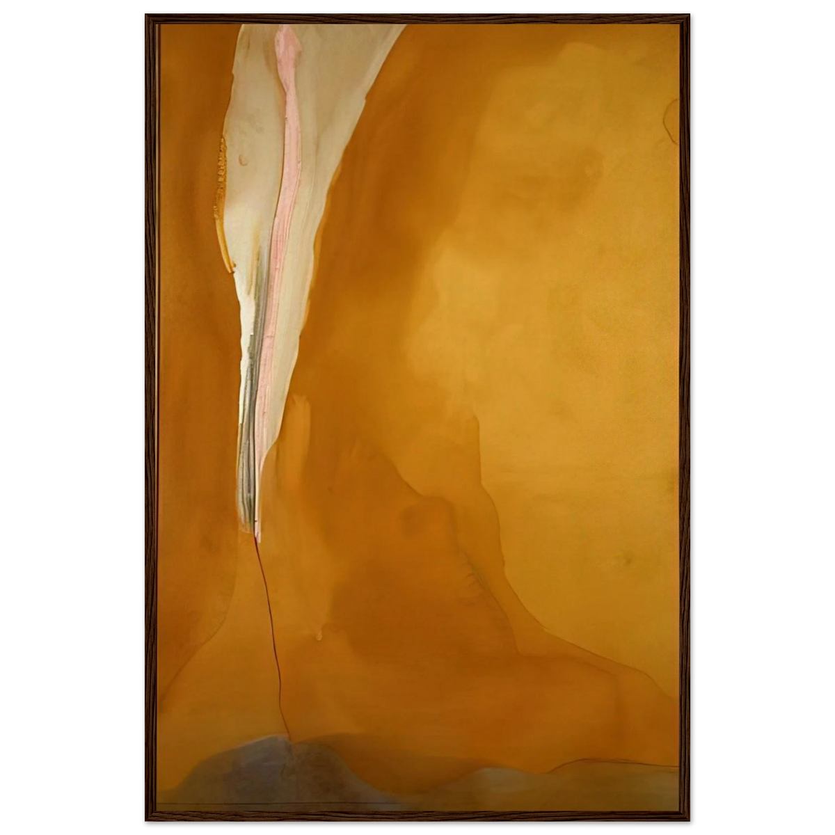 Coral Wedge - 1972 Framed Poster | Helen Frankenthaler Framed Prints Wall Art | Frankenthaler Helen